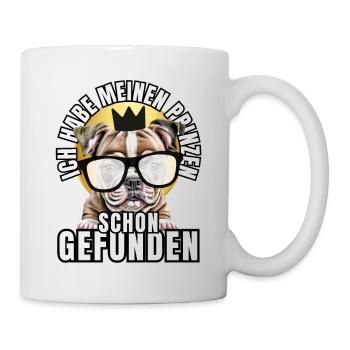 PRINCES FOUND - BULLDOG chien CHIENS - Mug blanc - blanc - Droite