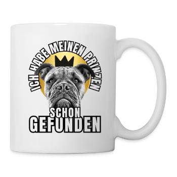PRINCES FOUND - BULLDOG chien CHIENS - Mug blanc - blanc - Droite