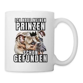 PRINCES FOUND - BULLDOG chien CHIENS - Mug blanc - blanc - Droite