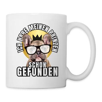 PRINCES FOUND - BULLDOG chien CHIENS - Mug blanc - blanc - Droite