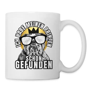 PRINCES FOUND - BULLDOG chien CHIENS - Mug blanc - blanc - Droite