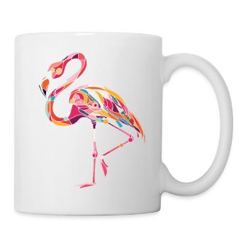 Cool Flamingo - Cadeau pour l’amoureux des animaux - Mug blanc - blanc - Droite