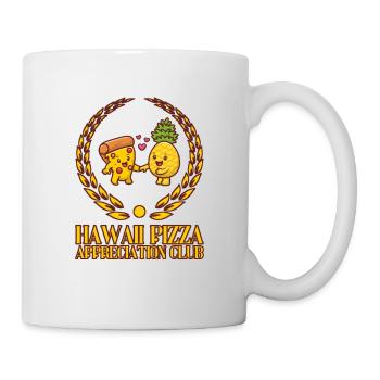 Hawaii Pizza Appreciation Club - Fun Design - Mug - white - Right