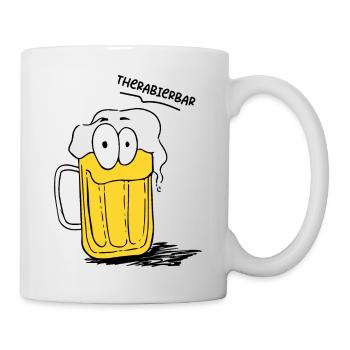 Lustiges Bier Bild Therabierbar - Tasse - Weiß - Rechts