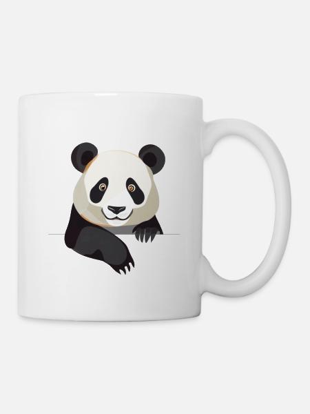 Panda mignon - Mug blanc - blanc