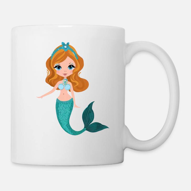 Meerjungfrau - Tasse - Weiß