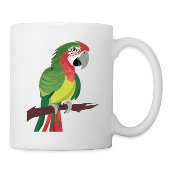 Perroquet - Mug blanc - blanc - Droite