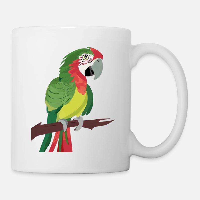Papagei - Tasse - Weiß