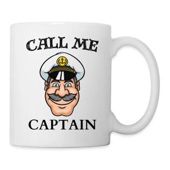 Call Me Captain - Mug - white - Right
