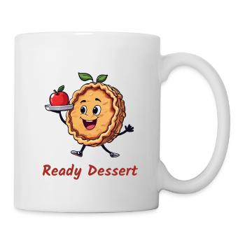 Cuisiner des fruits pour manger une tarte aux pommes - Mug blanc - blanc - Droite