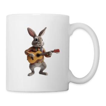 Rabbit Gitarre - Tasse - Weiß - Rechts