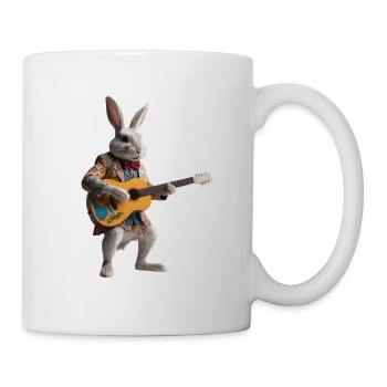Rabbit Gitarre - Tasse - Weiß - Rechts