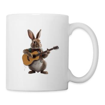 Rabbit Gitarre - Tasse - Weiß - Rechts