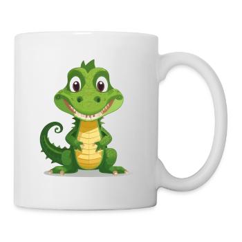 crocodile mignon - Mug blanc - blanc - Droite