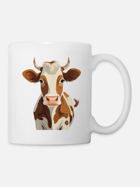 Vache - Mug blanc - blanc