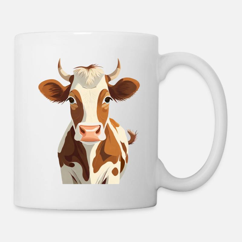 Vache - Mug blanc - blanc
