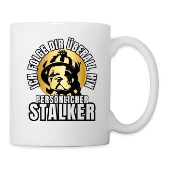 CHIEN DE CHASSE PERSONNEL CHIEN BOULEDOGUE - Mug blanc - blanc - Droite