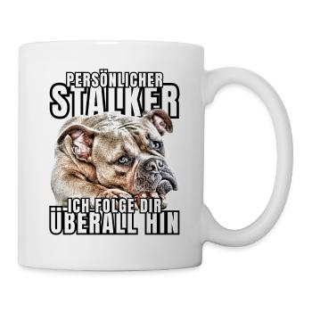 PERSONAL STALKER BULLDOG DOG DOGS - Mug - white - Right