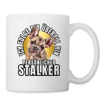 CHIEN DE CHASSE PERSONNEL CHIEN BOULEDOGUE - Mug blanc - blanc - Droite