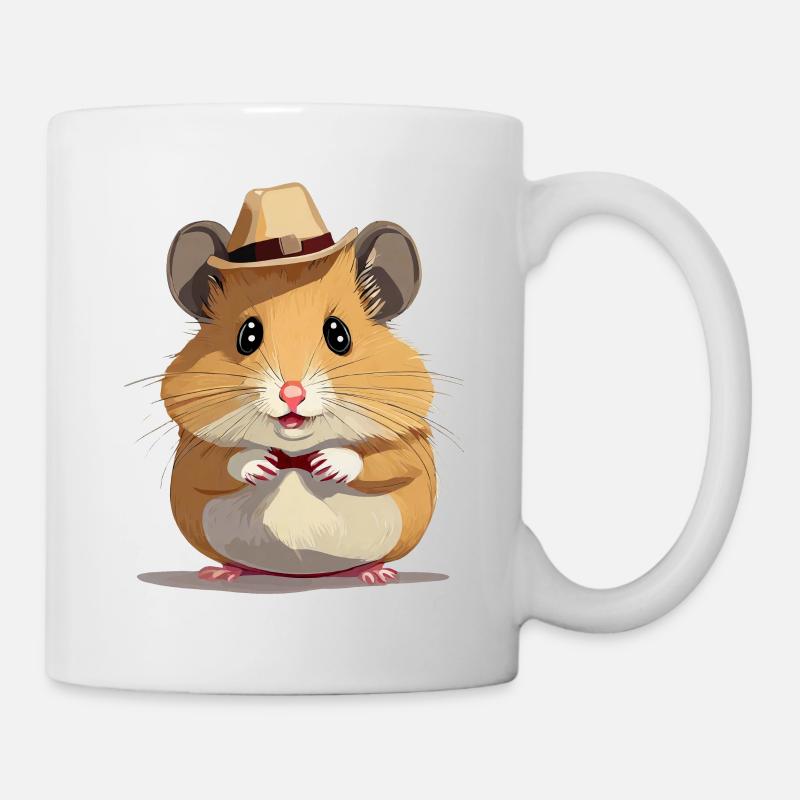 Hamster - Tasse - Weiß