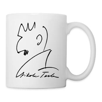 Nikola Tesla - Mug - white - Right