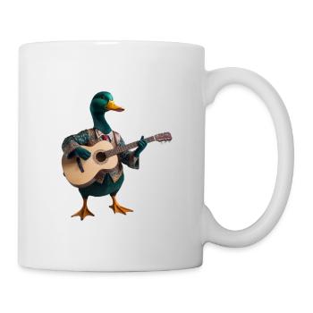 Mallard Duck Guitar - Mug - white - Right