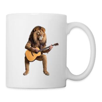 lion roi de la jungle guitare - Mug blanc - blanc - Droite
