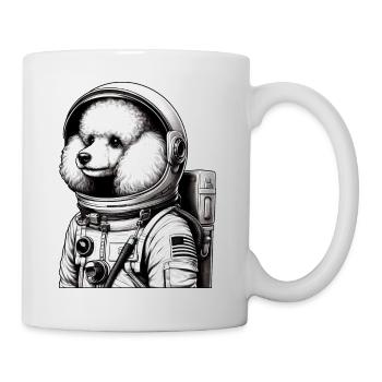 Poodle Astronaut in Space Awe - Mug - white - Right