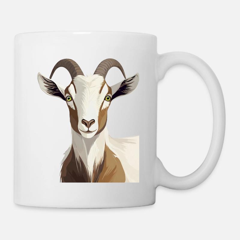 Ziege - Tasse - Weiß