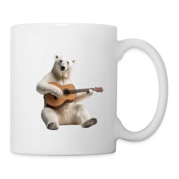 Polar Bear Gitarre - Tasse - Weiß - Rechts