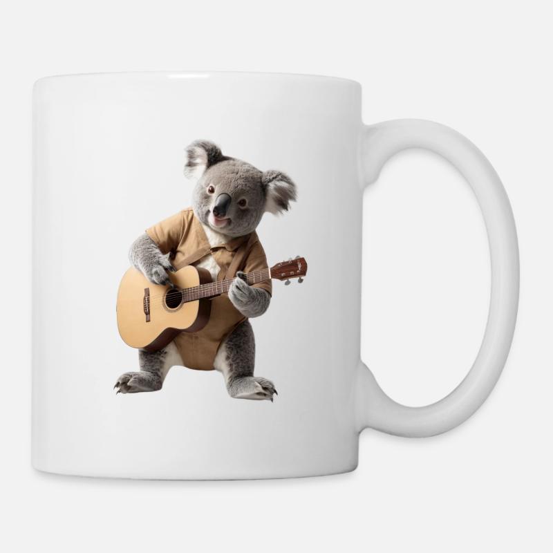 Koala guitare - Mug blanc - blanc