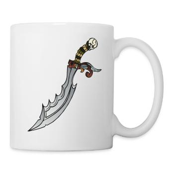 couteau dague poignard 90 W - Mug blanc - blanc - Droite