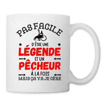 A FISHING LEGEND - Mug - white - Right