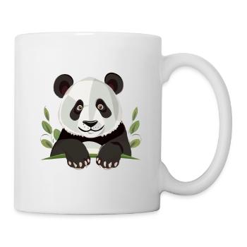 Großer Panda - Tasse - Weiß - Rechts