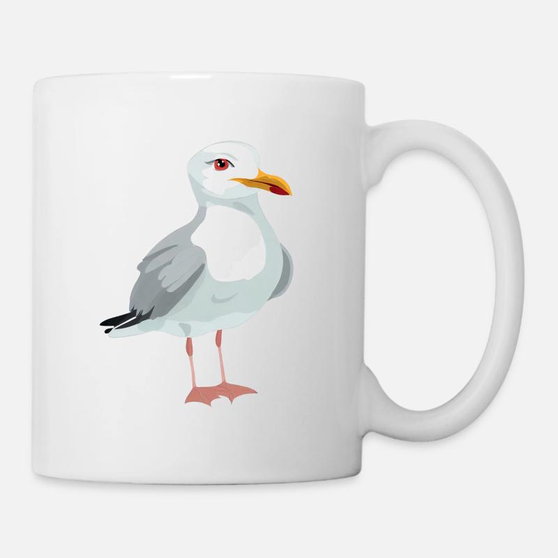 Möwe - Tasse - Weiß
