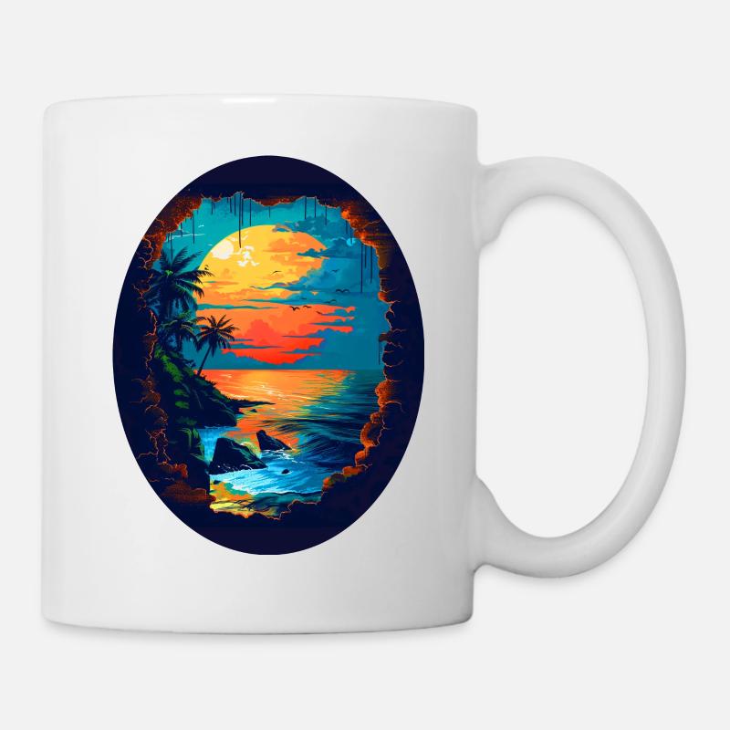 Flair des Caraïbes - Mug blanc - blanc