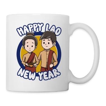Laos Laote Laoten Lao Neujahr I Geschenk - Tasse - Weiß - Rechts