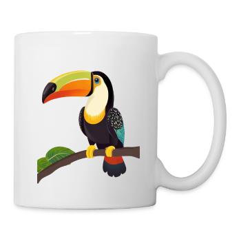 cute toucan - Mug - white - Right