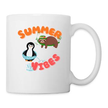 Ambiance estivale - Mug blanc - blanc - Droite