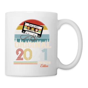 Cadeau rétro élégant : 2021 Vintage - Mug blanc - blanc - Droite
