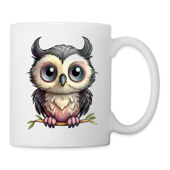 Petite Chouette - Mug blanc - blanc - Droite