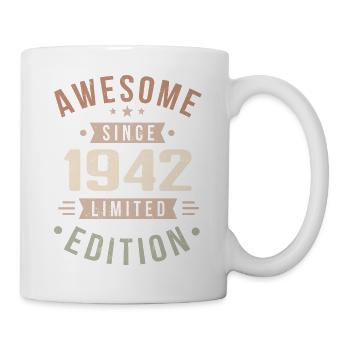 Original 1942 Jahrgang Vintage Geburtstag 1942 - Tasse - Weiß - Rechts