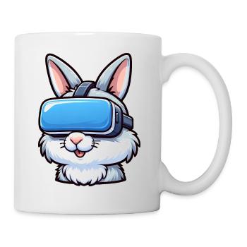 VR Gamer Bunny: Digital Game Adventure - Mug - white - Right