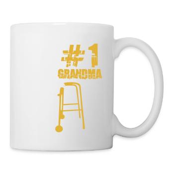 Premier 1# Hashtag Grand-mère Grand-mère Grand-mère Amour - Mug blanc - blanc - Droite