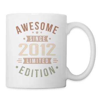 Original 2012 Jahrgang Vintage Geburtstag 2012 - Tasse - Weiß - Rechts