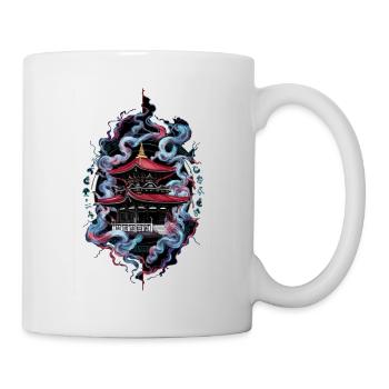 Japanese Temple of Dreams - Mug - white - Right
