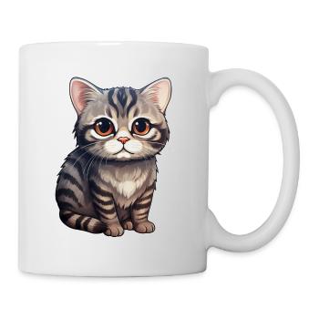 British Shorthair Cat - Mug - white - Right
