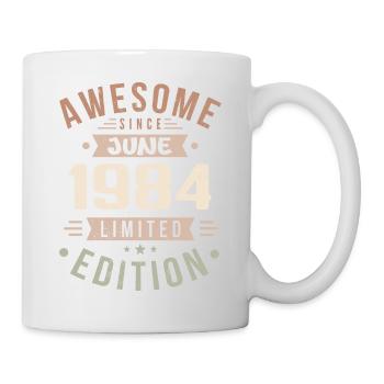 June 1984 Birthday June 1984 Gift June 1984 - Mug - white - Right