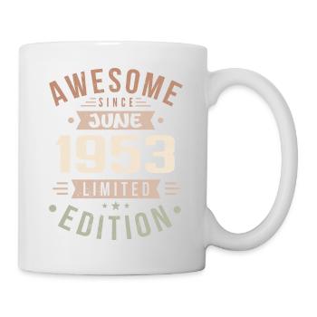 June 1953 Birthday June 1953 Gift June 1953 - Mug - white - Right
