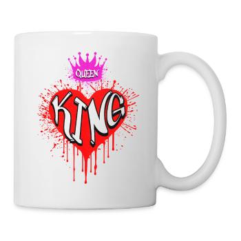 Déclaration d’amour d’Elle à Lui !! @ Markus - Mug blanc - blanc - Droite